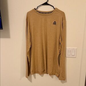 Reebok Men's Camel Long Sleeve Tee